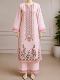 Whispering Spring - Embroidered Lawn 2 Piece Suit Unstitched
