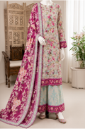 Cherry Blossom - Digital Printed Lawn 3 Piece Suit Unstitched