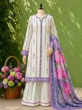 Lavender Grace - Printed 3 Piece Suit Unstitched